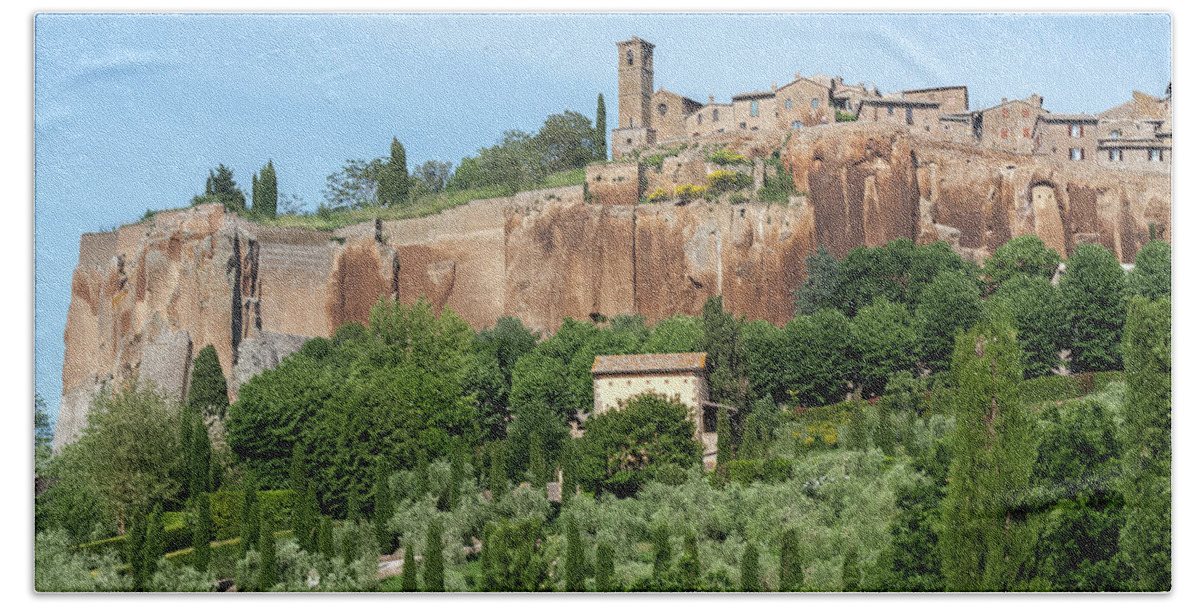 Trees Hand Towel featuring the photograph Orvieto by Kathleen McGinley