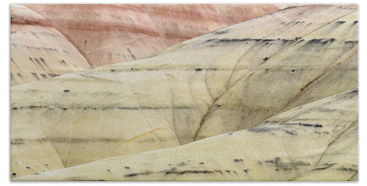 Painted Hills Hand Towel featuring the photograph Painted HIlls Ridge by Greg Nyquist