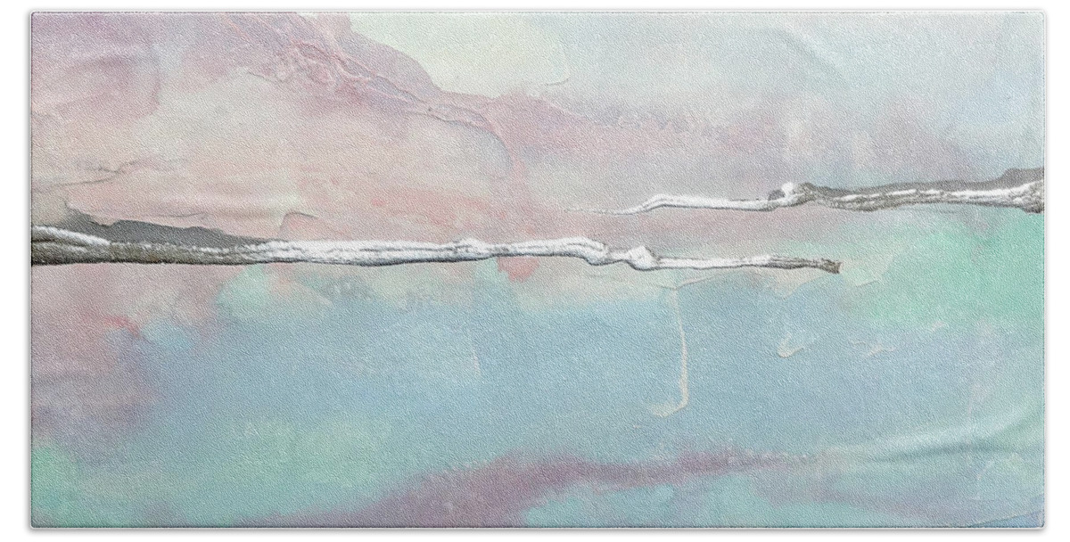 Original Watercolors Bath Towel featuring the painting Parfait 2 by Chris Paschke