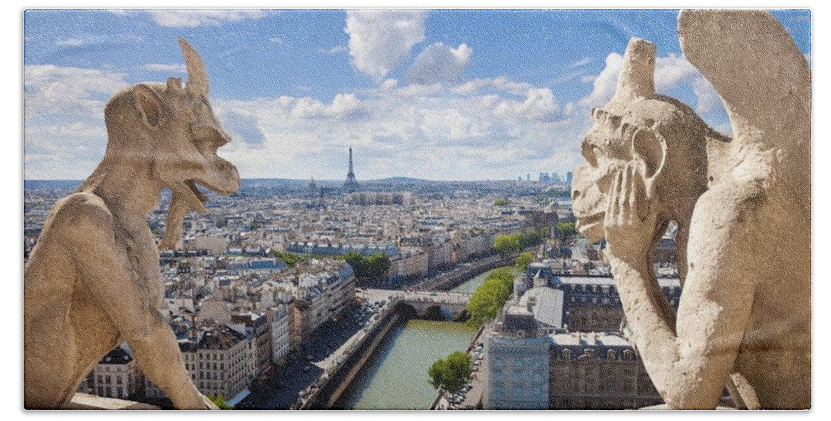 Paris Bath Towel featuring the photograph Paris by Jackie Russo