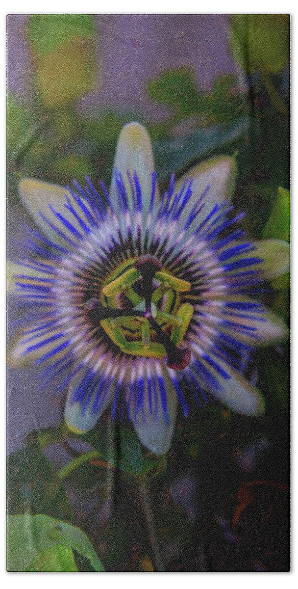 Flower Bath Towel featuring the photograph Passion Flower by Patricia Dennis