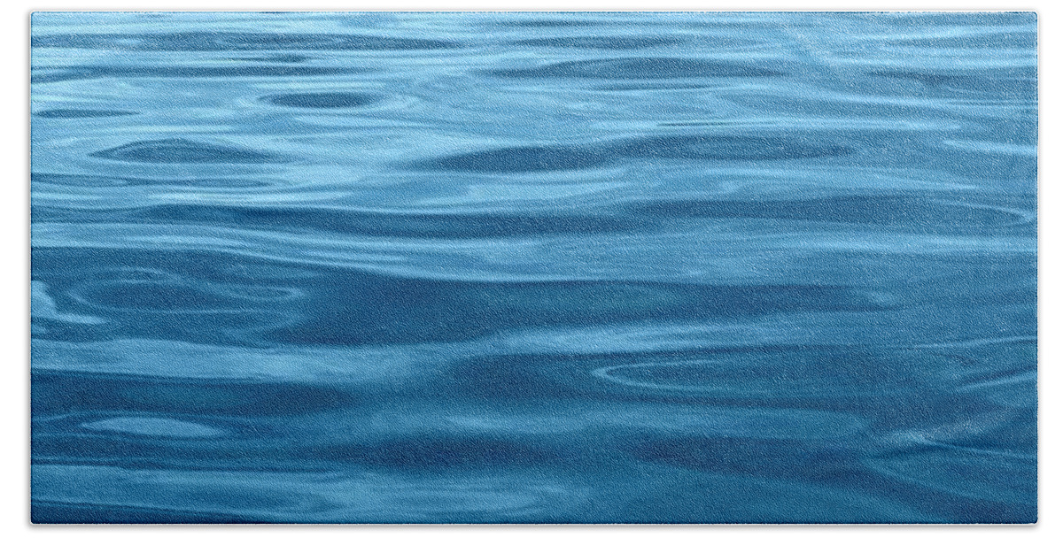 Blue Bath Towel featuring the photograph Peaceful Blue by Steven Robiner
