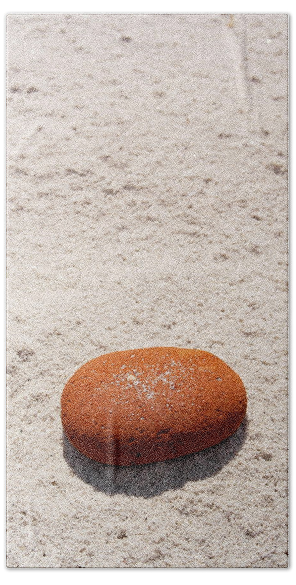 Pebble Hand Towel featuring the photograph Pebble by Andy Thompson