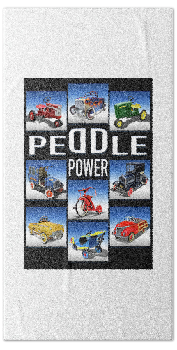 Kids Room Hand Towel featuring the photograph Peddle Power by Mike McGlothlen
