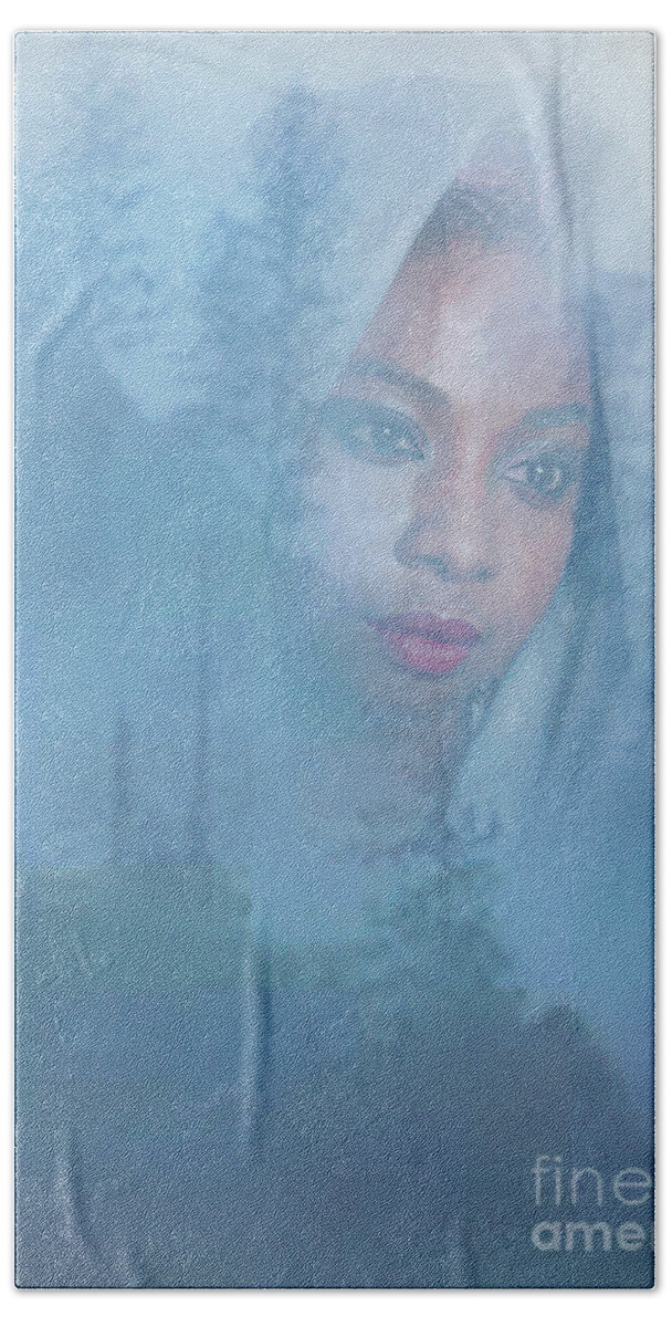 Double Exposure Bath Towel featuring the photograph Play Misty For Me by Brian Tarr