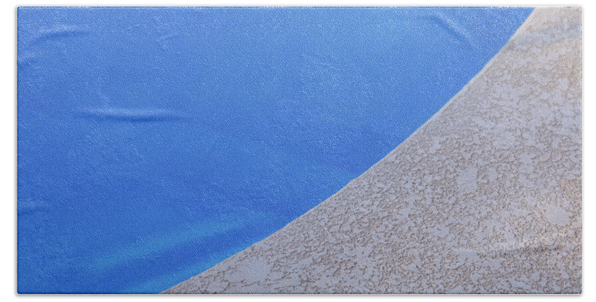Abstract Bath Towel featuring the photograph Poolside by James BO Insogna