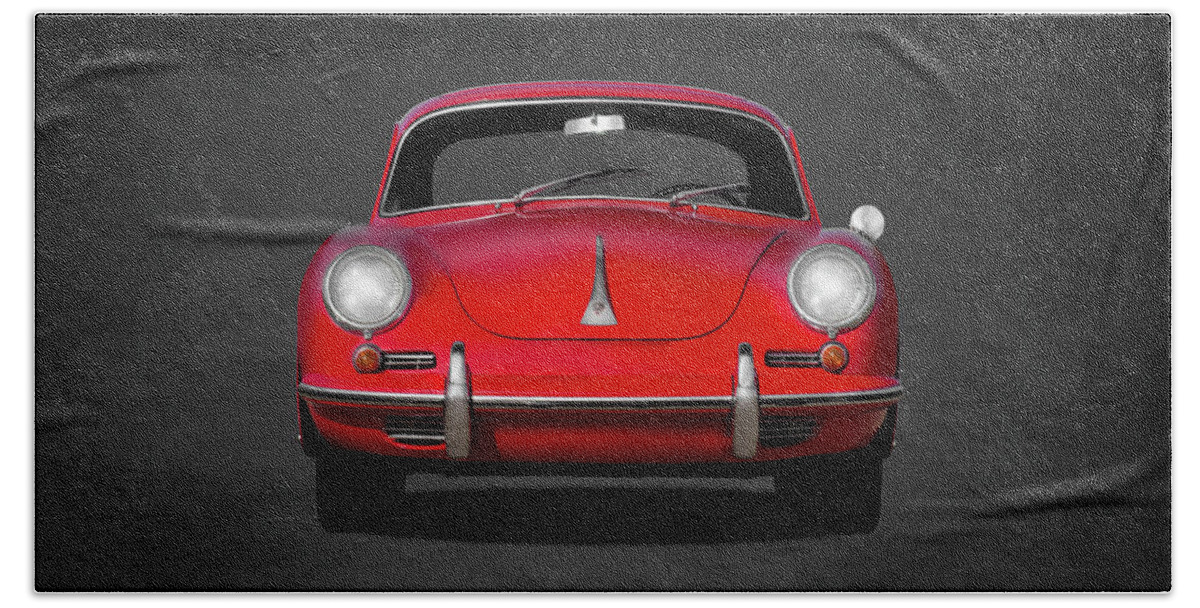 Porsche Hand Towel featuring the photograph The Classic 356 by Mark Rogan