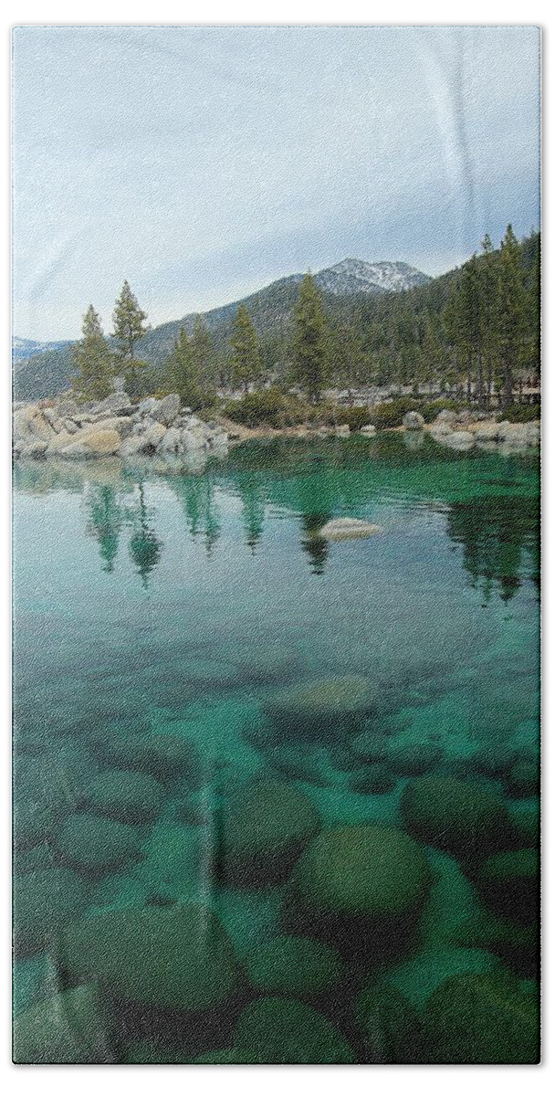 Lake Tahoe Bath Towel featuring the photograph Portrait of April by Sean Sarsfield