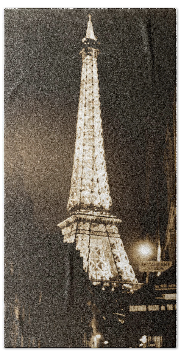 Paris Hand Towel featuring the photograph Postcard from Paris- Art by Linda Woods by Linda Woods