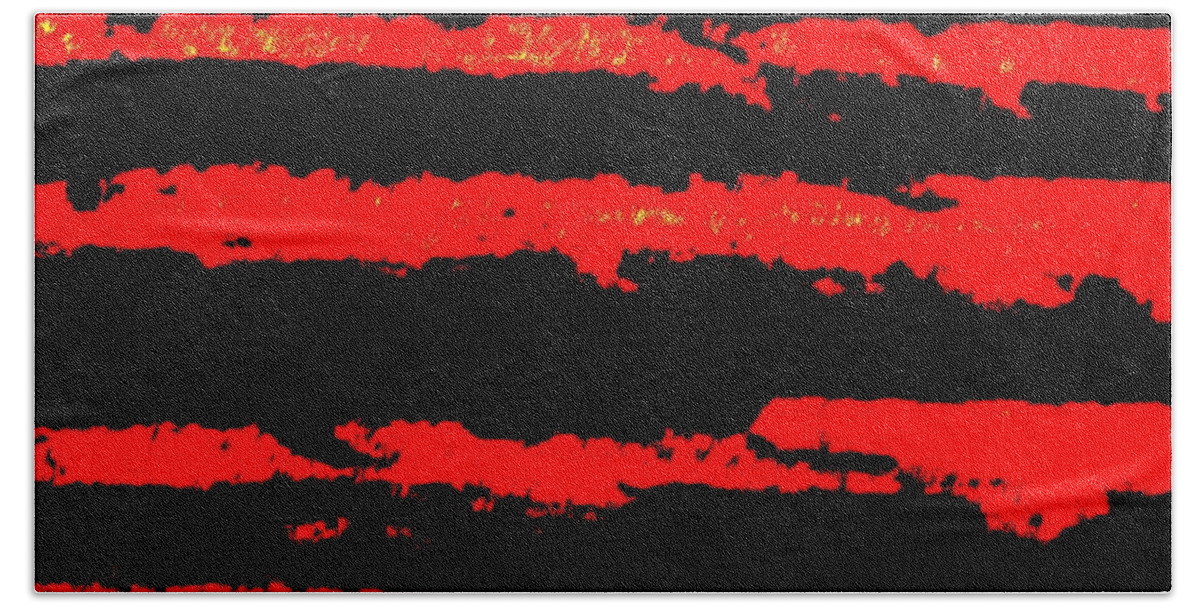 Red Tide Hand Towel featuring the photograph Red Tide by Tim Townsend
