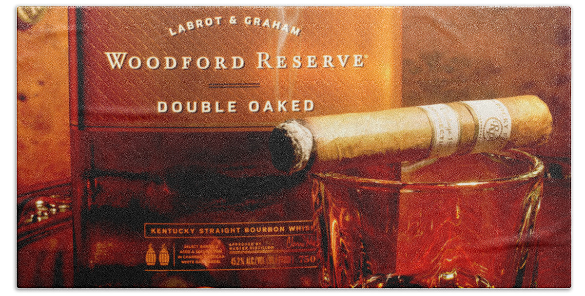 Woodford Reserve Hand Towel featuring the photograph Relaxing by Jon Neidert