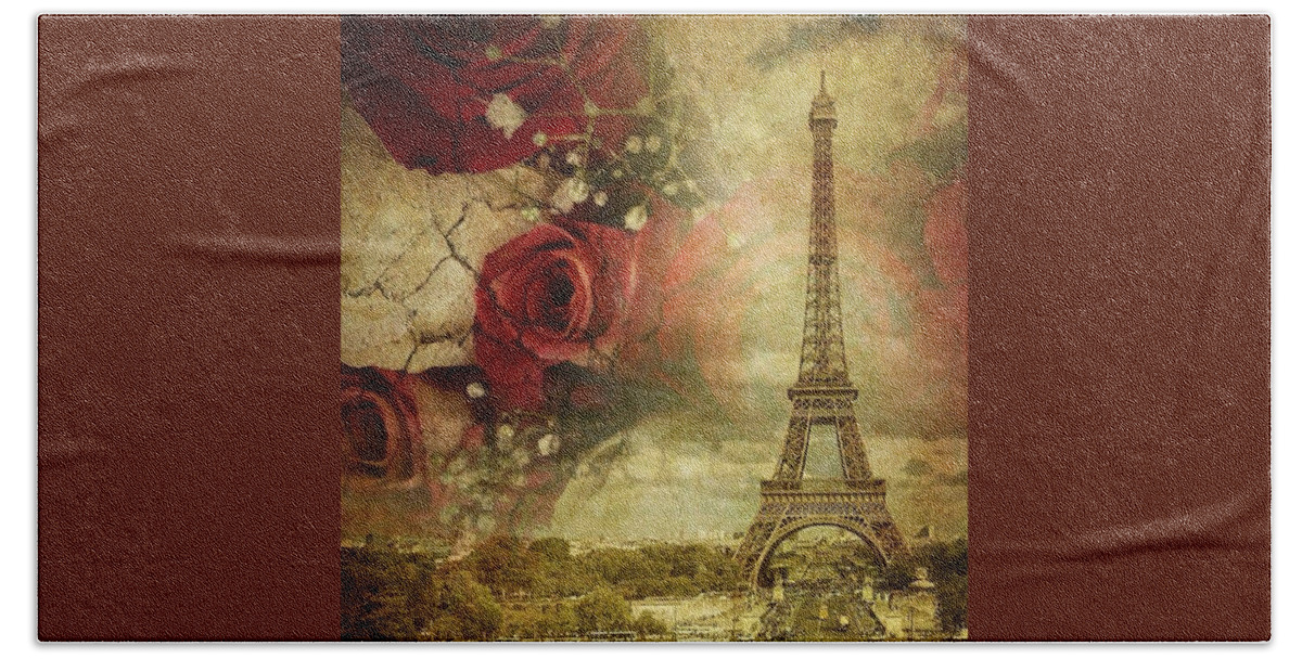 Photography Bath Towel featuring the photograph Remembering Paris by Kathleen Messmer