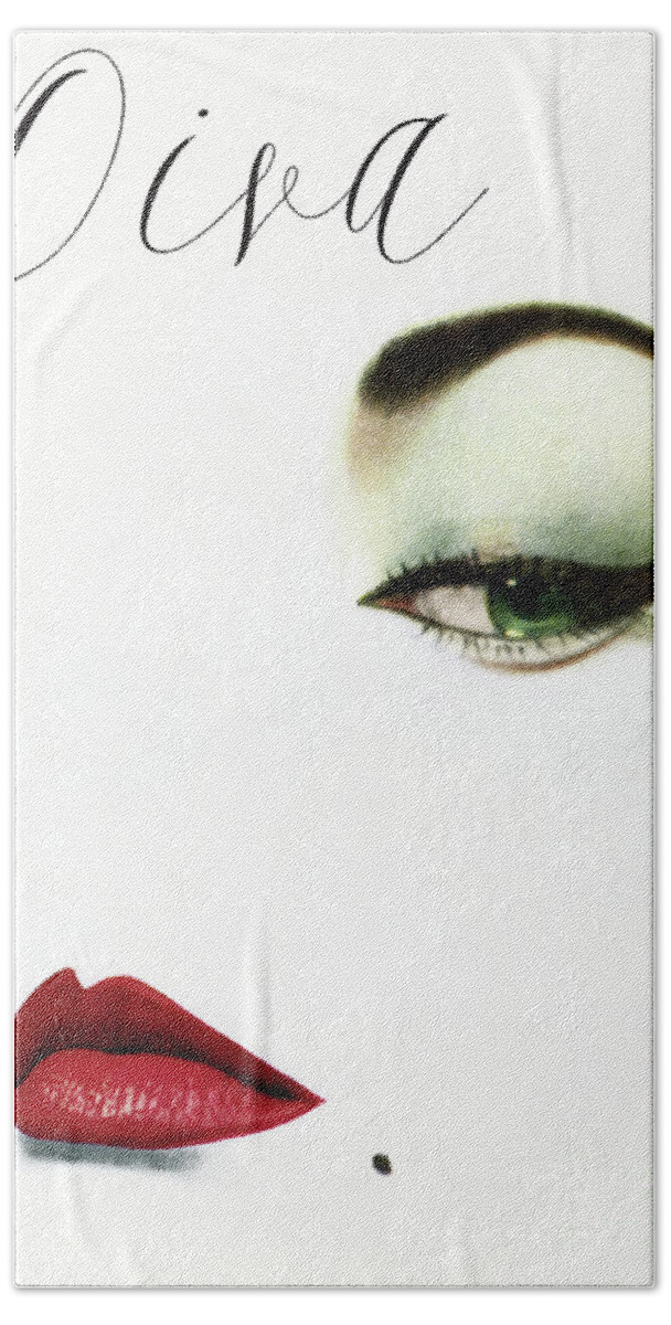 Fashion Hand Towel featuring the painting Retro Fashion Diva by Mindy Sommers