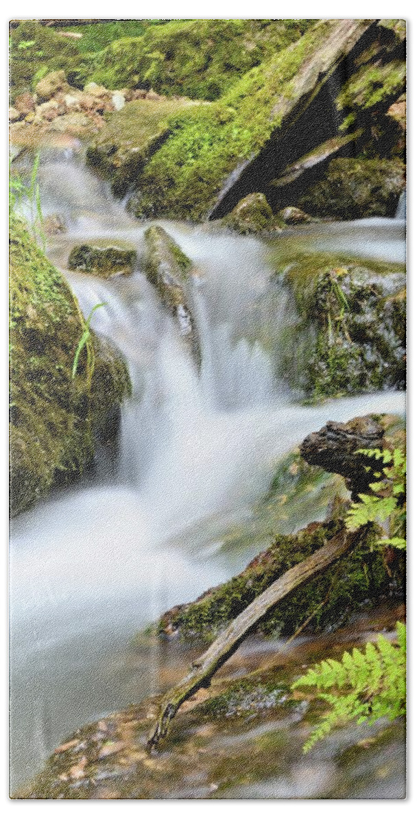 Mossy Bath Towel featuring the photograph Return To Mossy Glen by Bonfire Photography