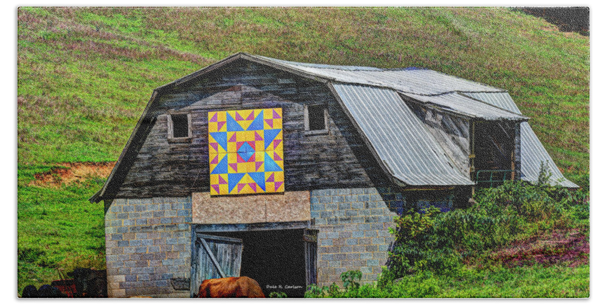 Barn Quilts Bath Towel featuring the photograph Robbing Peter to Pay Paul by Dale R Carlson