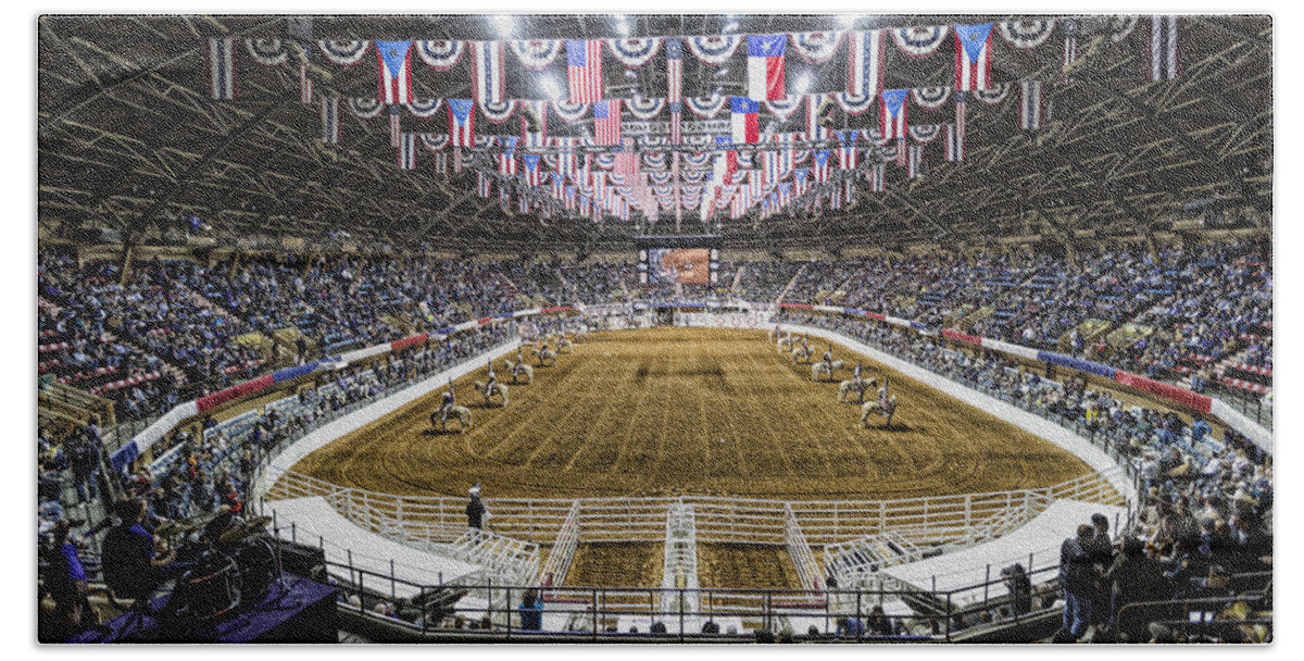 Texas Hand Towel featuring the photograph Rodeo Time In Texas by Stephen Stookey