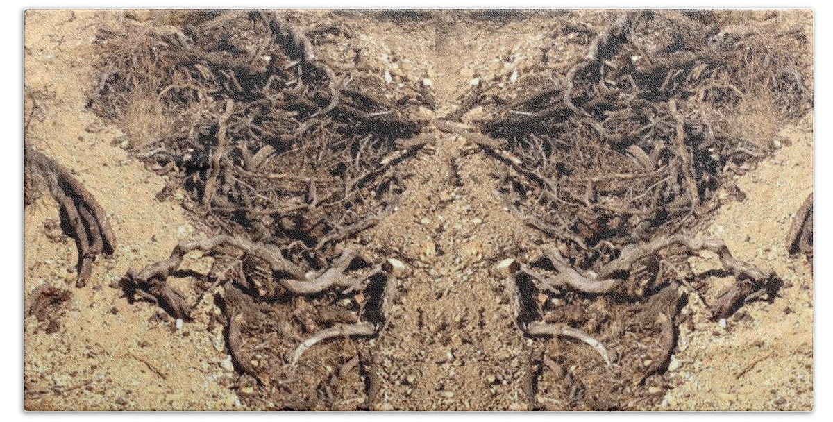 Butterfly Bath Towel featuring the photograph Roots by Nora Boghossian