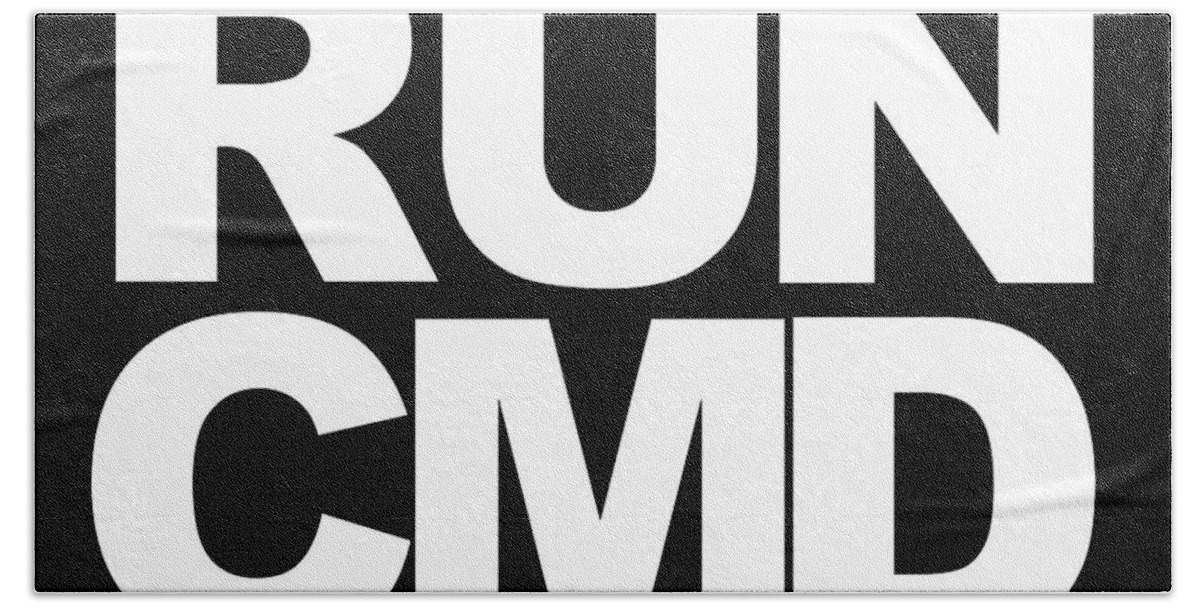 Run Command Hand Towel featuring the photograph Run CMD by Darryl Dalton