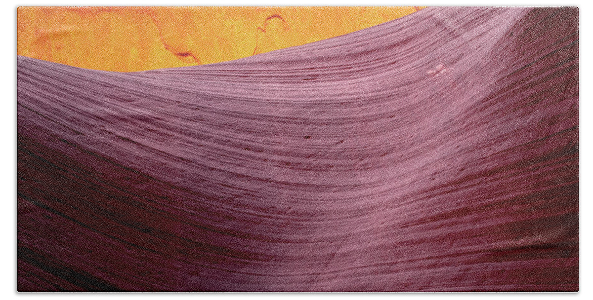 Sandstone Bath Towel featuring the photograph Sandstone Waves - Antelope Canyon by Gregory Ballos