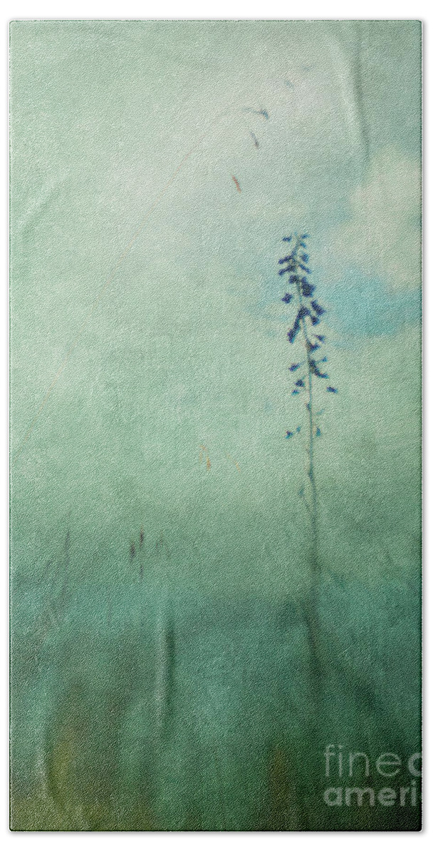 Flowers Bath Towel featuring the photograph Summer Meadow Poem 1 by Priska Wettstein