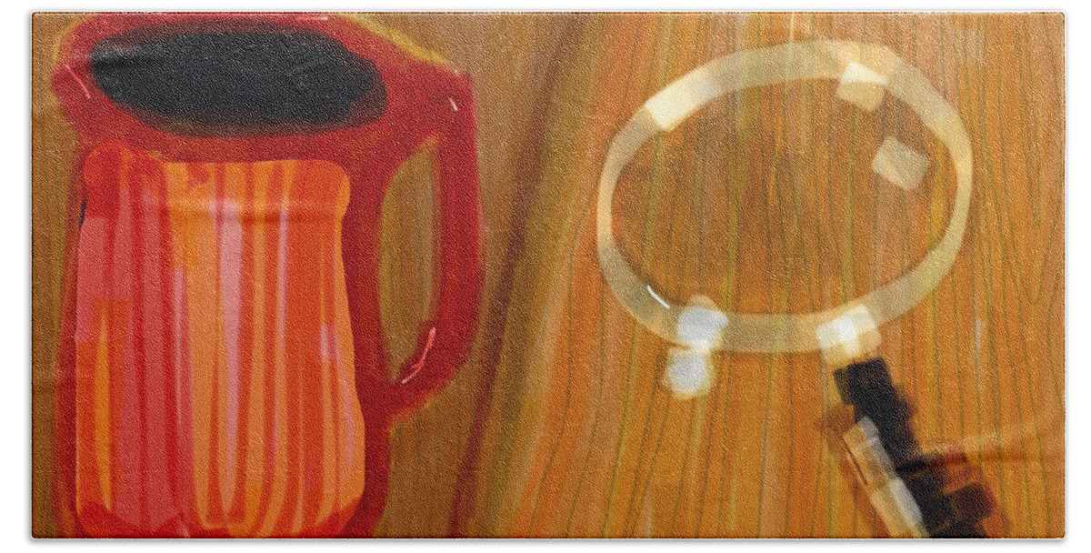 Coffee Mug Bath Towel featuring the digital art Secondary Tools by Sherry Killam