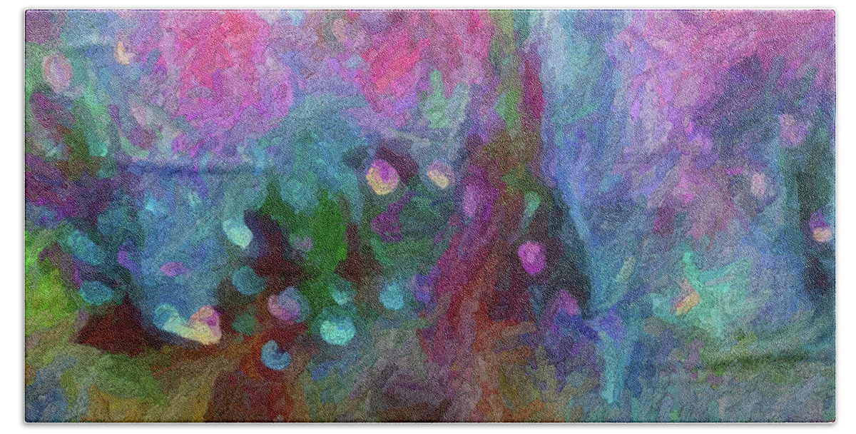 Colors Of Lavender Hand Towel featuring the digital art Sensations by Don Wright