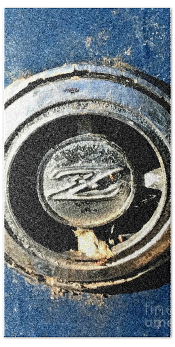 Emblem Bath Towel featuring the photograph Seventies Sports Car by Jan Gelders