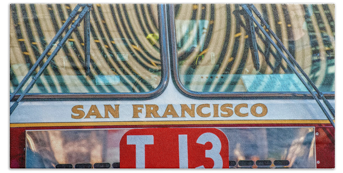 San Francisco Fire Department Bath Towel featuring the photograph SF Fire T13 by Ed Broberg
