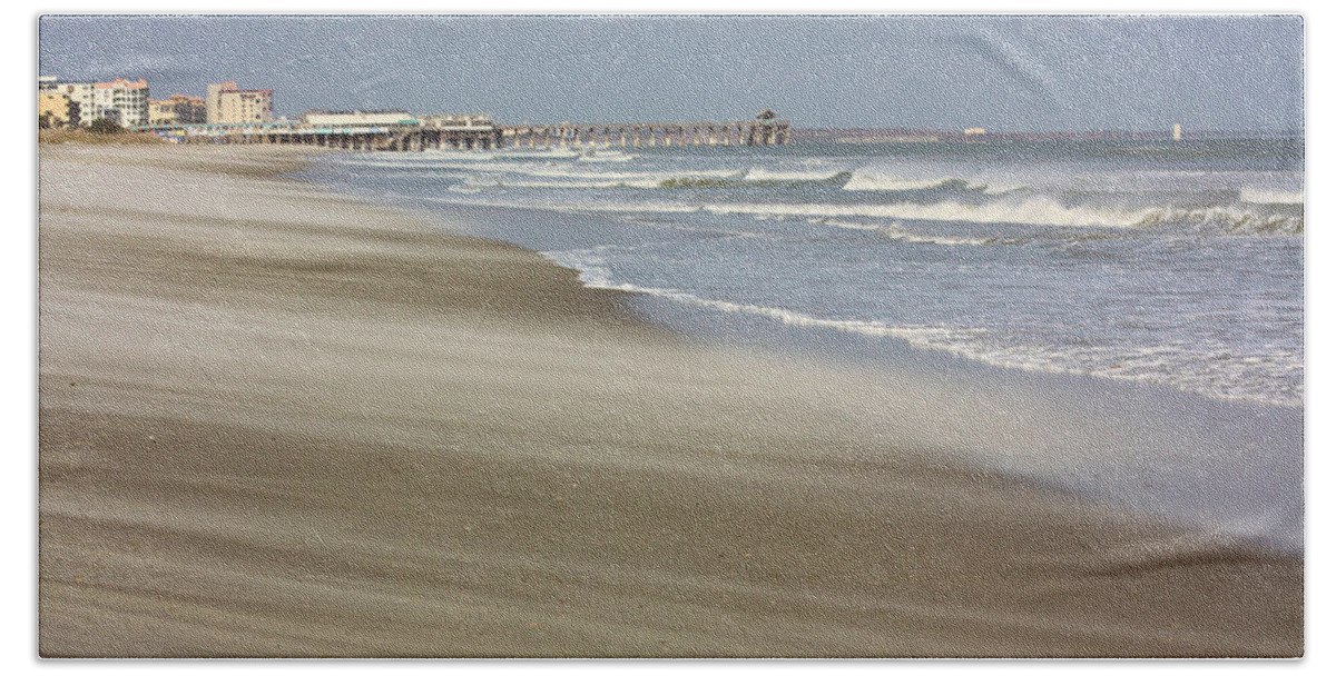 Cocoa Beach Bath Sheet featuring the photograph Shifting Sands by Kristin Elmquist