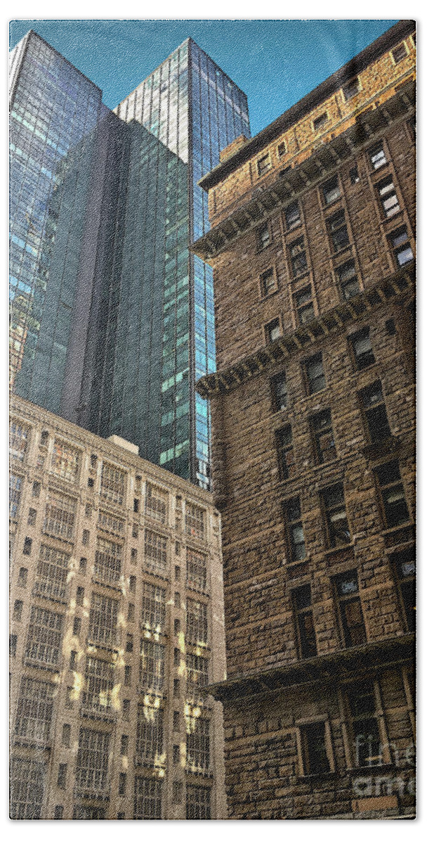 New York City Bath Towel featuring the photograph Sights in New York City - Old and New 2 by Walt Foegelle