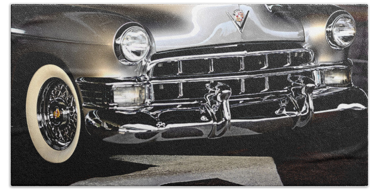 Car Hand Towel featuring the photograph Classic Cadillac by Lisa Lambert-Shank