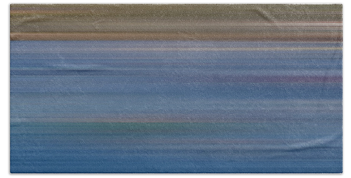 Abstract Bath Towel featuring the digital art sleeping boats X by Jon Glaser