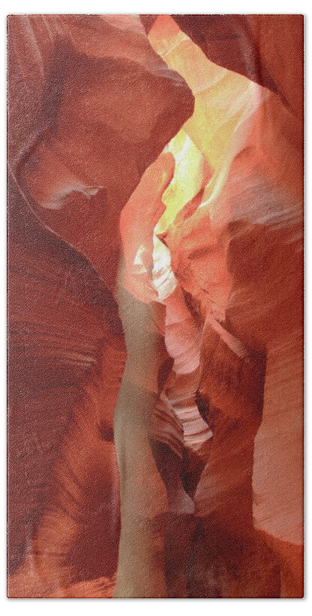 Slot Canyon Photograph Bath Towel featuring the photograph Snake Dance by Roupen Baker