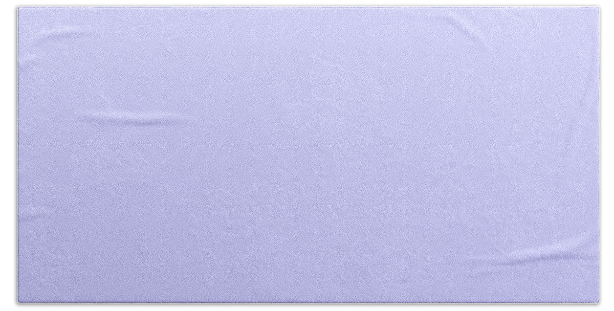 Solid Colors Bath Towel featuring the digital art Solid Lavender Blue Color by Garaga Designs