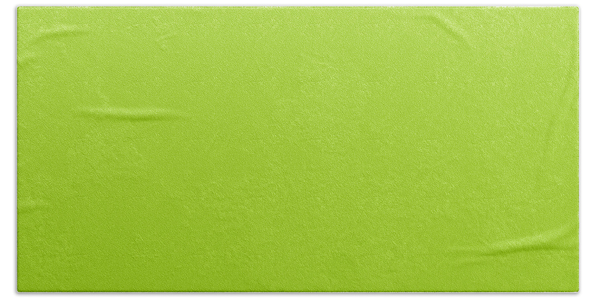 Solid Colors Hand Towel featuring the digital art Solid Lime Green Color by Garaga Designs