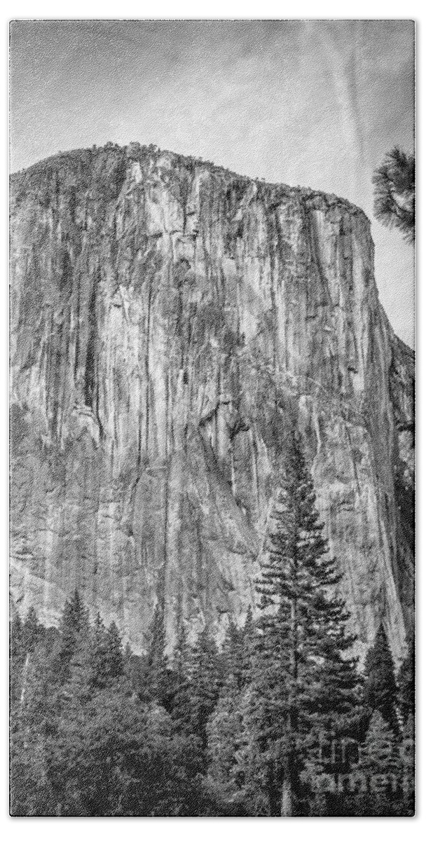 America Bath Towel featuring the photograph Southwest face of El Capitan from Yosemite Valley by RicardMN Photography