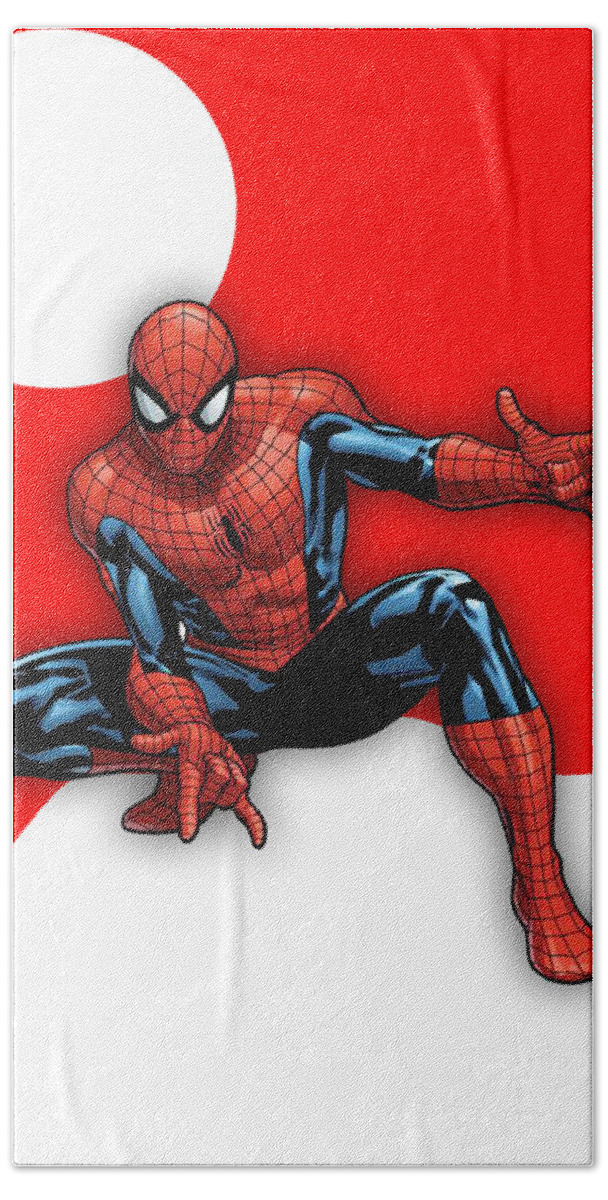 Spiderman Collection Hand Towel by Marvin Blaine Marvin Blaine Official Website