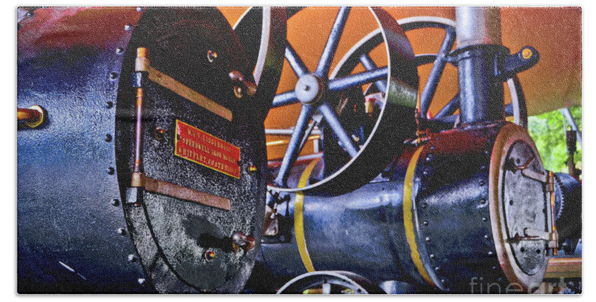 Sao Paulo Hand Towel featuring the photograph Steam Engines - Locomobiles by Carlos Alkmin