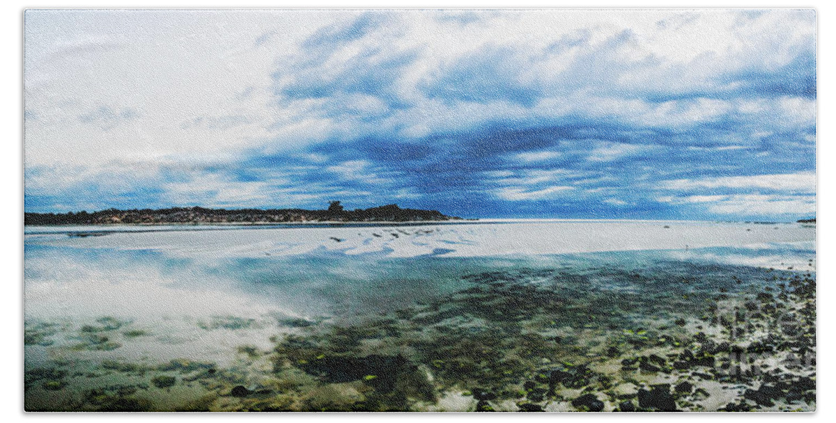 Stormy Bath Towel featuring the photograph Stormy early morning by Jorgo Photography