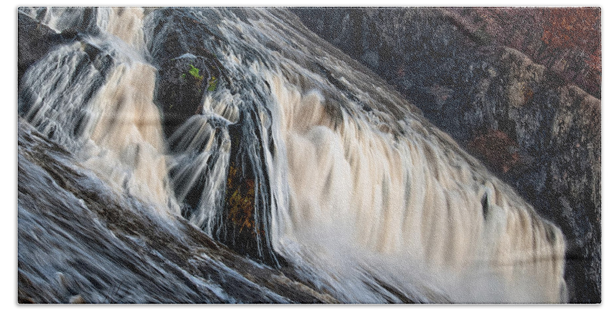 Autumn Bath Towel featuring the photograph Stormy Waters by Neil Shapiro