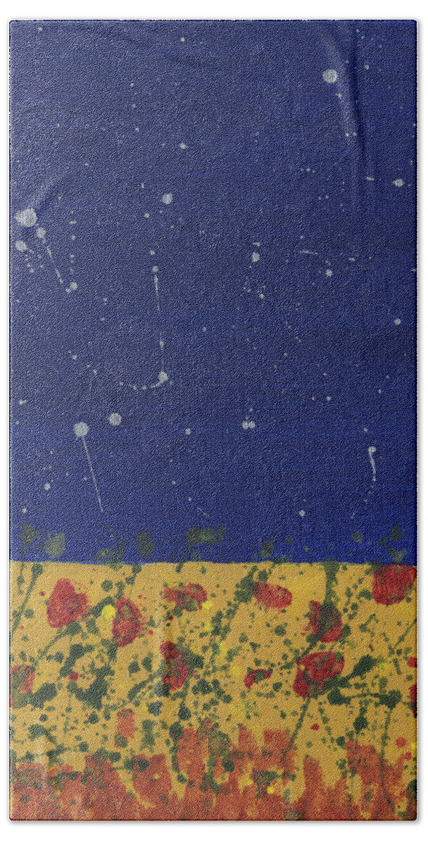 Summer Bath Towel featuring the painting Summer Solstice by Phil Strang