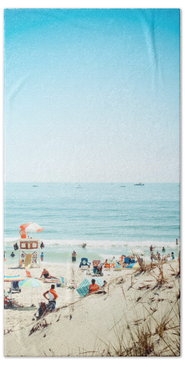 Seashore Hand Towel featuring the photograph Summertime Fun by Colleen Kammerer