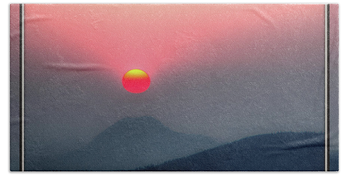 Sun Hand Towel featuring the photograph Sun Teed Up by Fiskr Larsen
