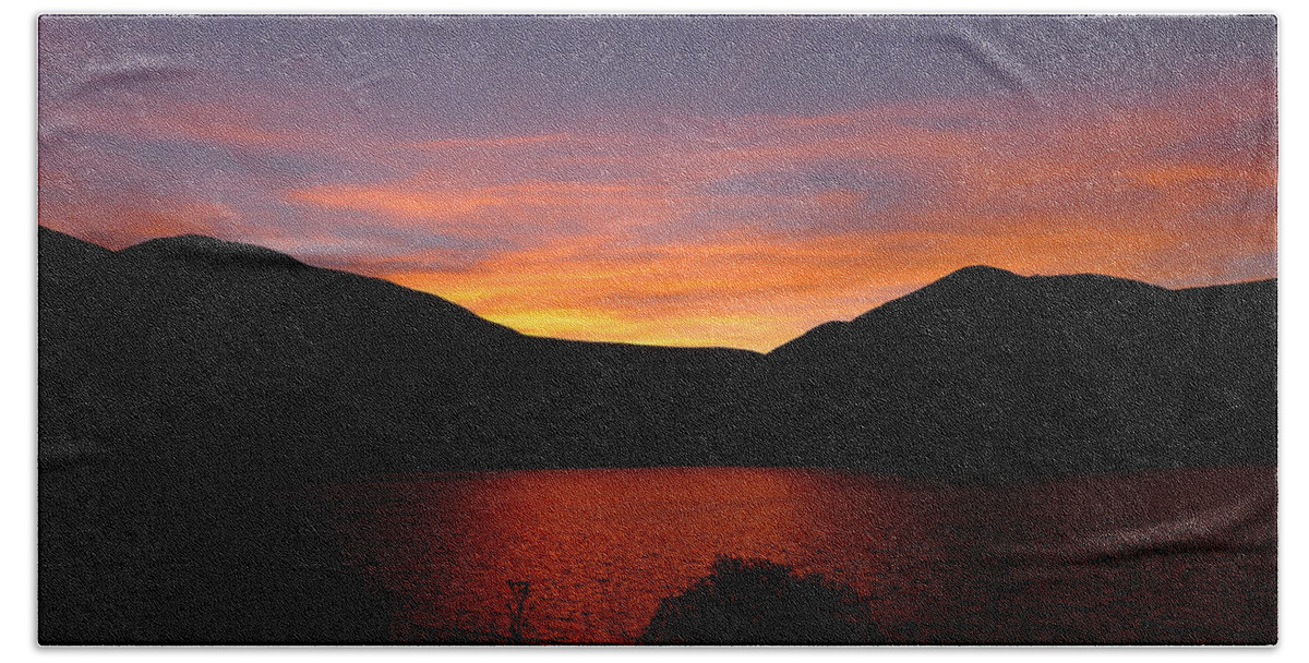 Woodhead Campground Bath Towel featuring the photograph Sunset at Woodhead Campground by Joel Deutsch
