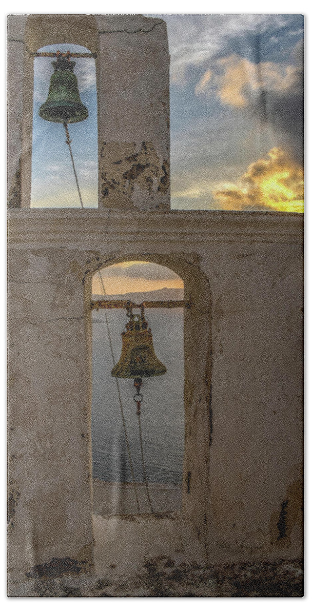 Sunset Hand Towel featuring the photograph Sunset Bells by Will Wagner
