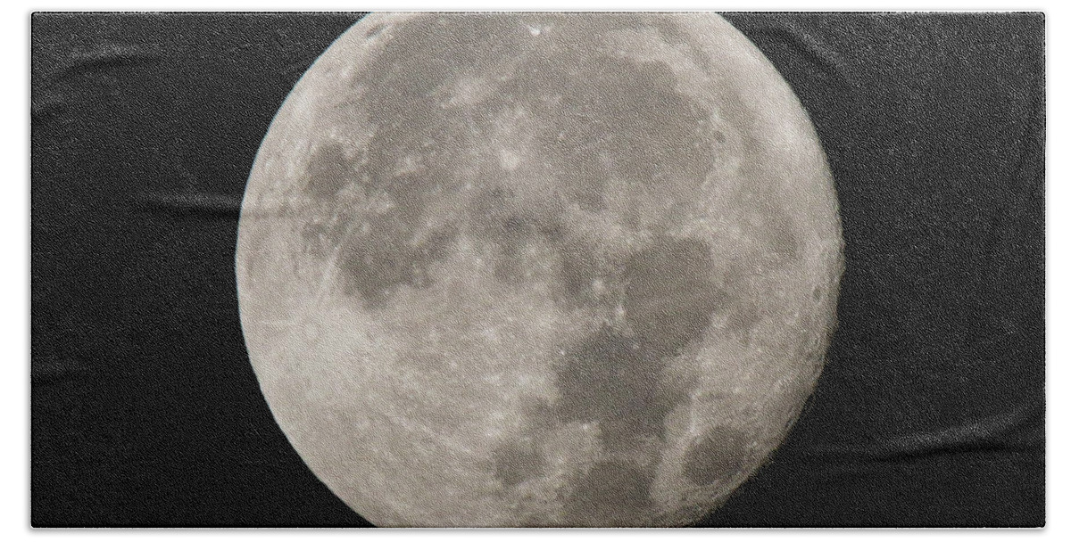 Super Moon Hand Towel featuring the photograph Super Moon November 2016 by Jack Schultz