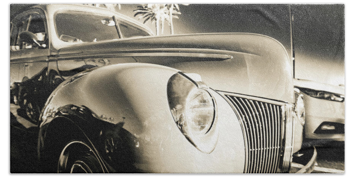 Cars Hand Towel featuring the photograph Sweet Sepia by Mark David Gerson