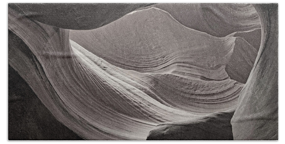 Antelope Canyon Hand Towel featuring the photograph Swirled Rocks Tnt by Theo O'Connor