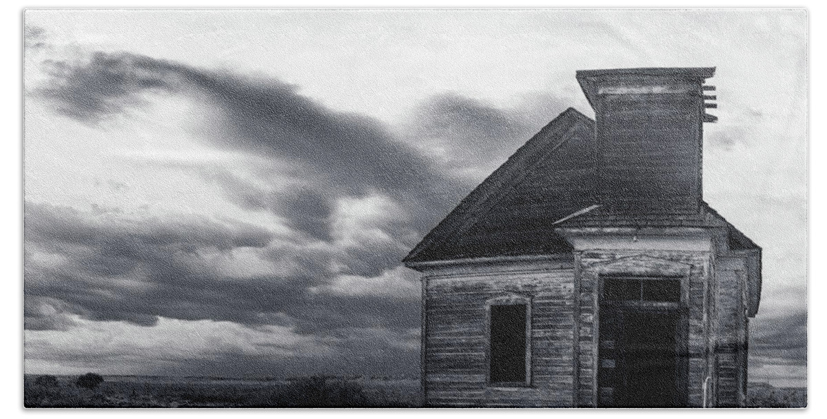 Church Hand Towel featuring the photograph Taiban Presbyterian Church, New Mexico #3 by Adam Reinhart