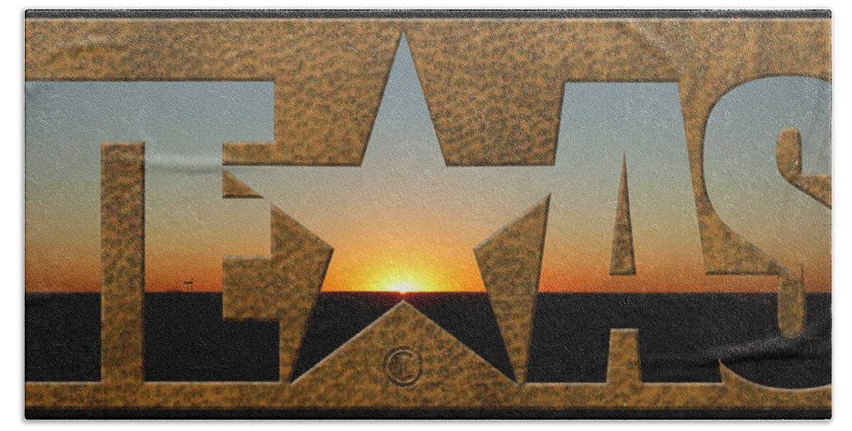 Texas Bath Towel featuring the photograph TEXAS sunrise by Tim Nyberg